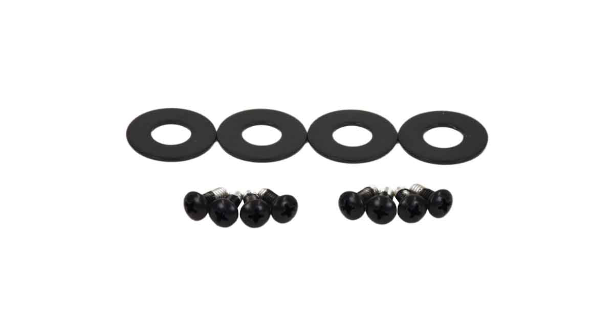 Kentrol 50513 Interior Door Latch Brackets Pair for 1981-1995 Jeep CJ Wrangler YJ - Powdercoat Black