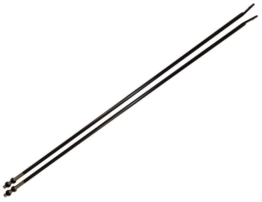 Kentrol 50517 Strut Rod Kit for 1972-1986 Jeep CJ5 CJ7 CJ8 - Powdercoat Black