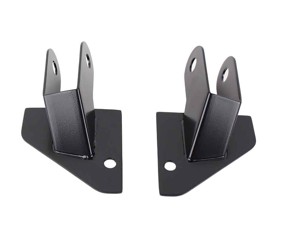 Kentrol 50533 Mirror Relocation Brackets Pair for 1987-1995 Jeep Wrangler YJ - Powdercoat Black