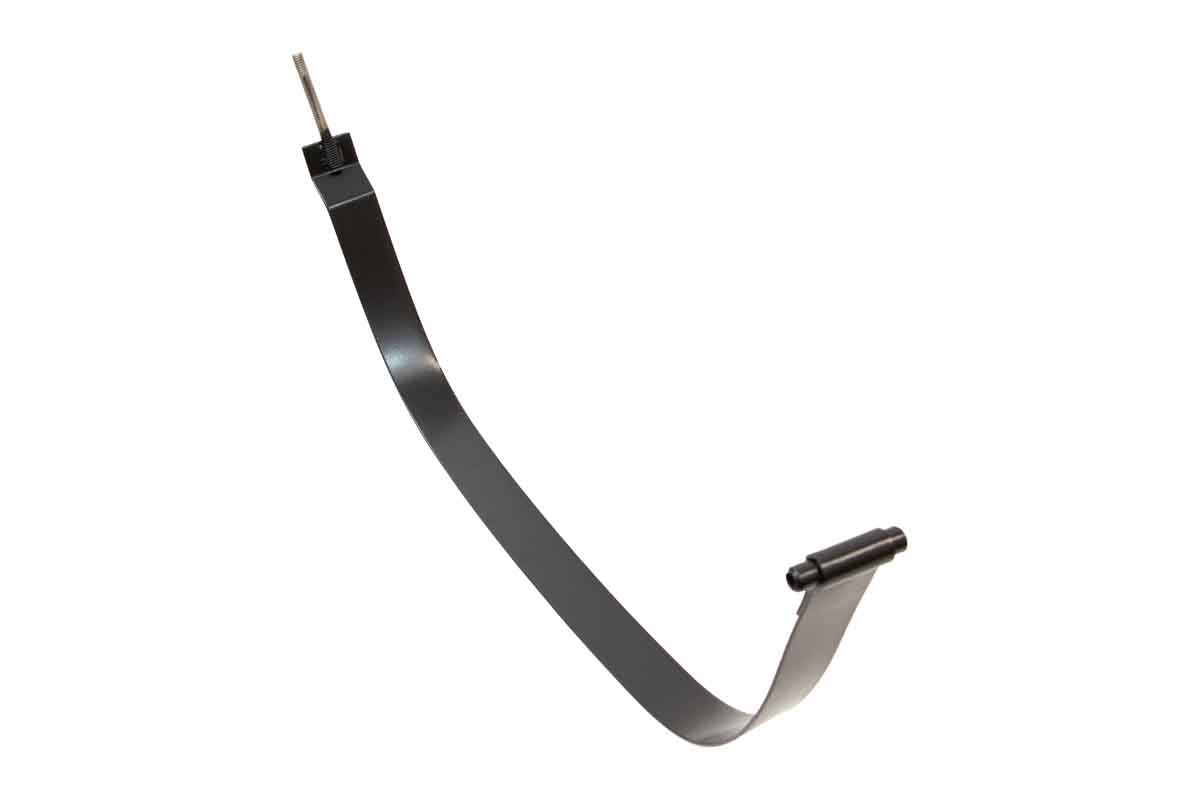 Kentrol 50539 Gas Tank Skid Plate with Strap for 1976-1990 Jeep CJ Wrangler YJ - Powdercoat Black