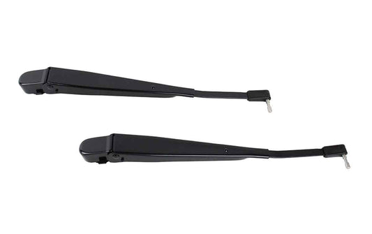 Kentrol 50545 Windshield Wiper Arms Pair for 1987-1995 Jeep Wrangler YJ - Powdercoat Black