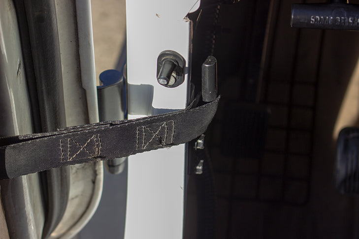Kentrol 50549 Door Strap Pins Pair for 1976-1986 Jeep CJ5 CJ7 CJ8 - Powdercoat Black