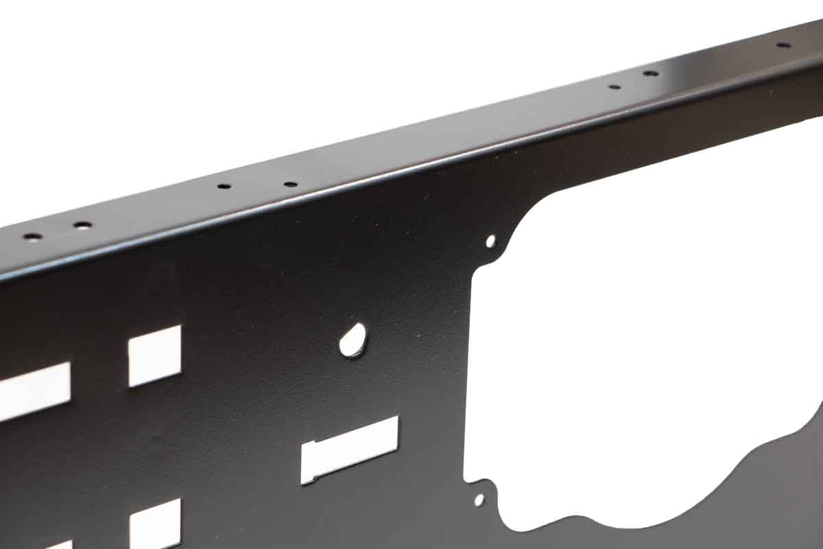 Kentrol 50562 Dash Panel without Radio Opening for 1976-1986 Jeep CJ5 CJ7 CJ8 - Powdercoat Black