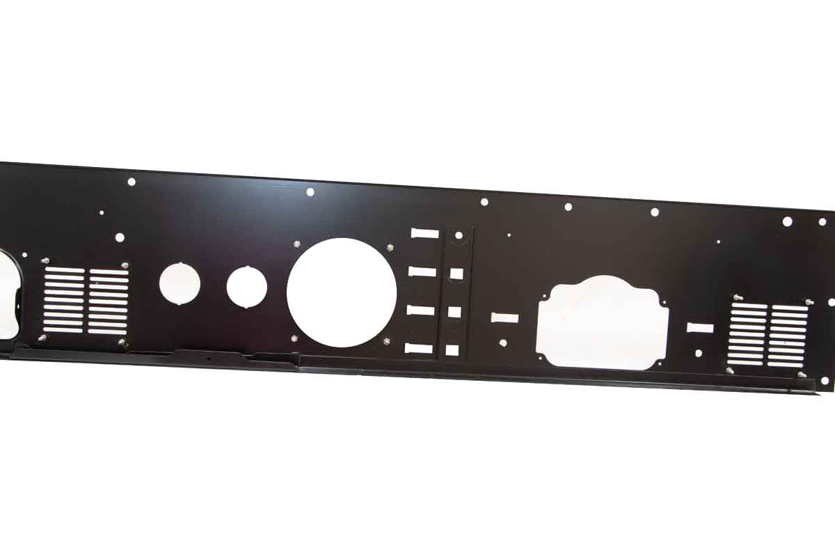 Kentrol 50562 Dash Panel without Radio Opening for 1976-1986 Jeep CJ5 CJ7 CJ8 - Powdercoat Black
