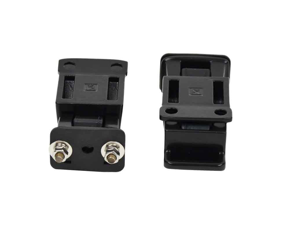 Kentrol 50563 Hood Catch Pair TJ Style for 1955-1995 Jeep CJ Wrangler YJ - Powdercoat Black