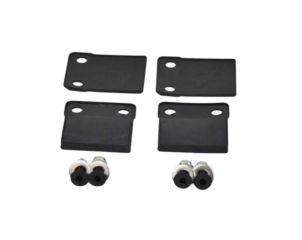 Kentrol 50563 Hood Catch Pair TJ Style for 1955-1995 Jeep CJ Wrangler YJ - Powdercoat Black