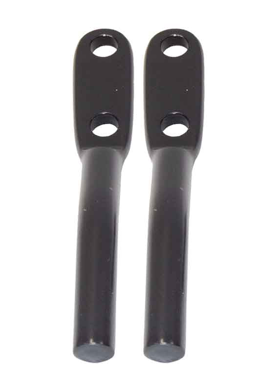 Kentrol 50569 Door Strap Pins Pair for 1997-2006 Jeep Wrangler TJ LJ - Powdercoat Black