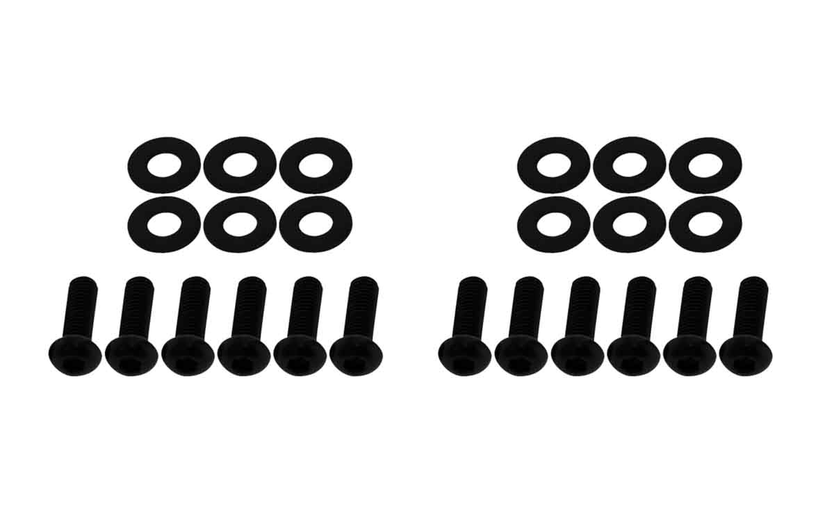 Kentrol 50574 Windshield Supports Pair for 2007-2018 Jeep Wrangler JK - Powdercoat Black