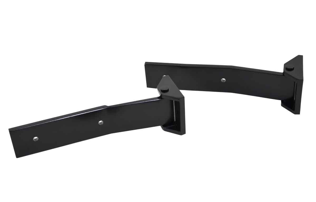 Kentrol 50578 Tailgate Hinge Pair for 2007-2018 Jeep Wrangler JK - Powdercoat Black