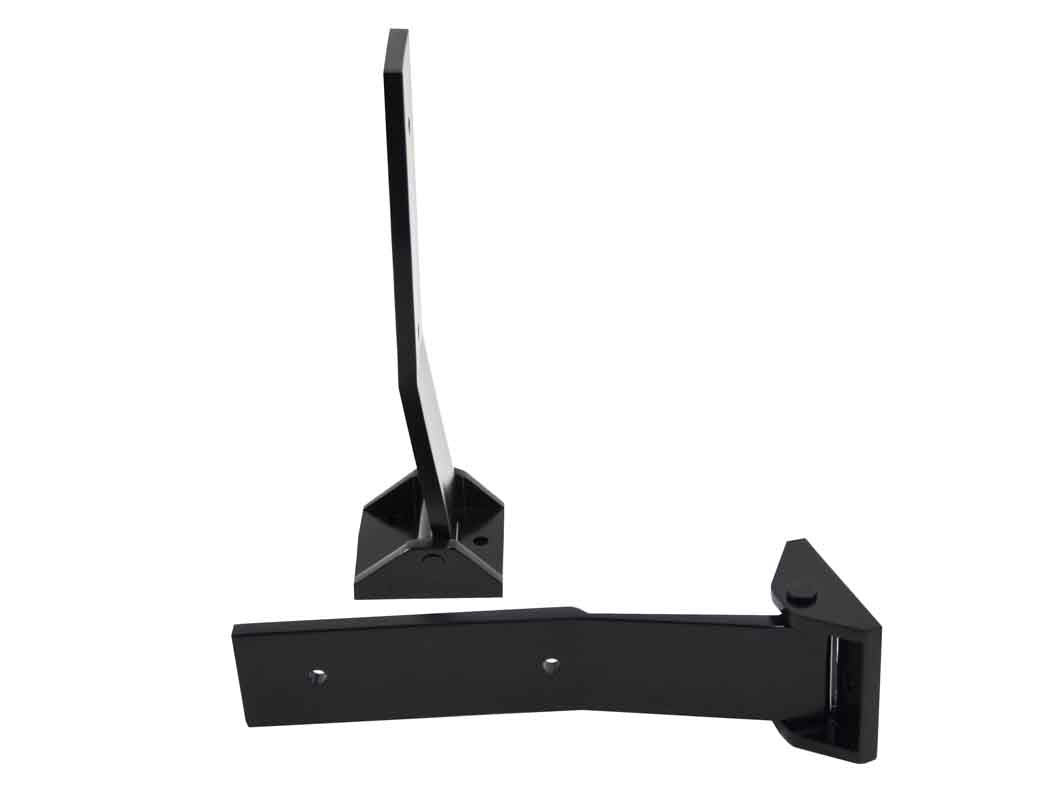 Kentrol 50578 Tailgate Hinge Pair for 2007-2018 Jeep Wrangler JK - Powdercoat Black