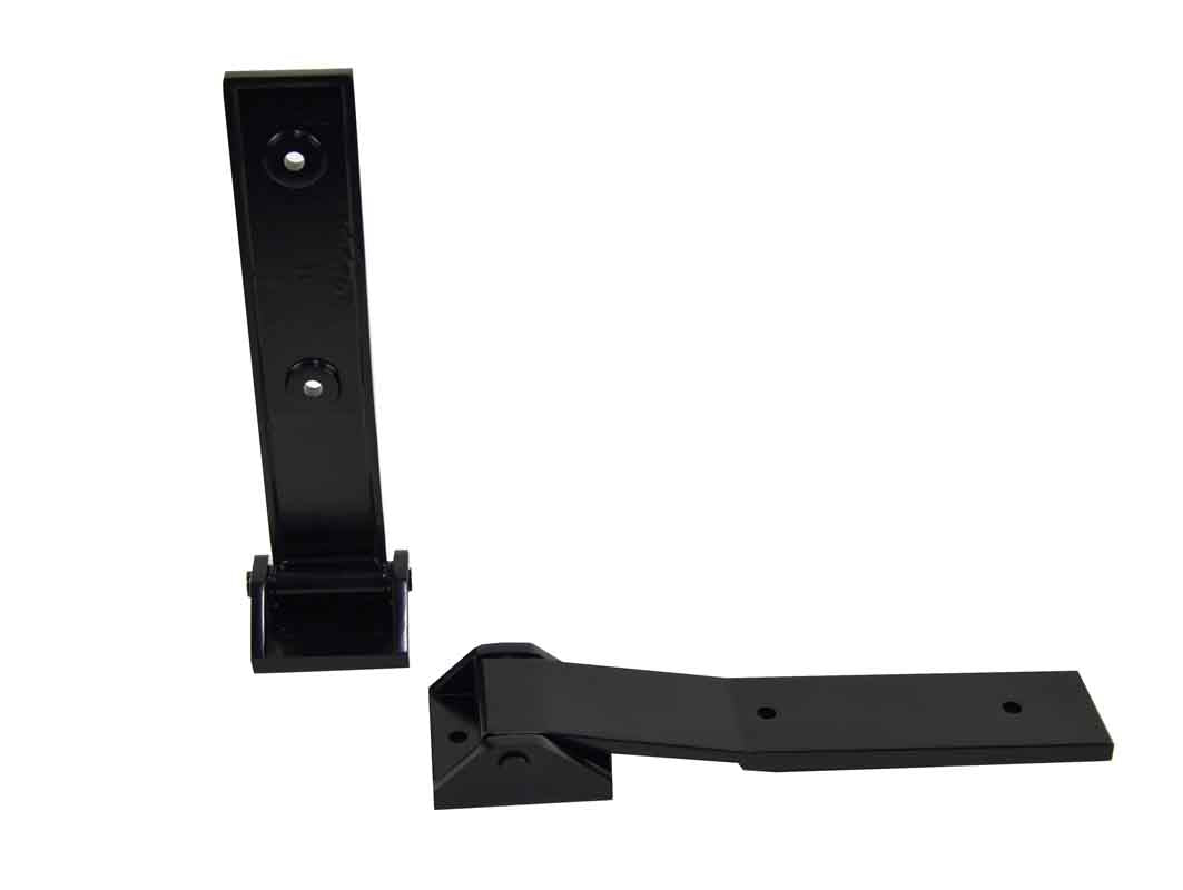 Kentrol 50578 Tailgate Hinge Pair for 2007-2018 Jeep Wrangler JK - Powdercoat Black