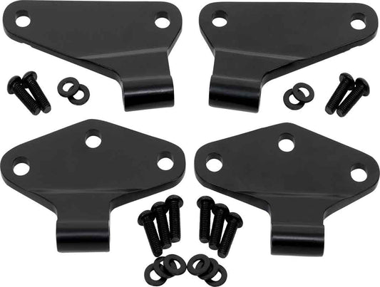 Kentrol 50580 Body Door Hinge Set 4 Piece for 2007-2018 Jeep Wrangler JK 2-Door - Powdercoat Black