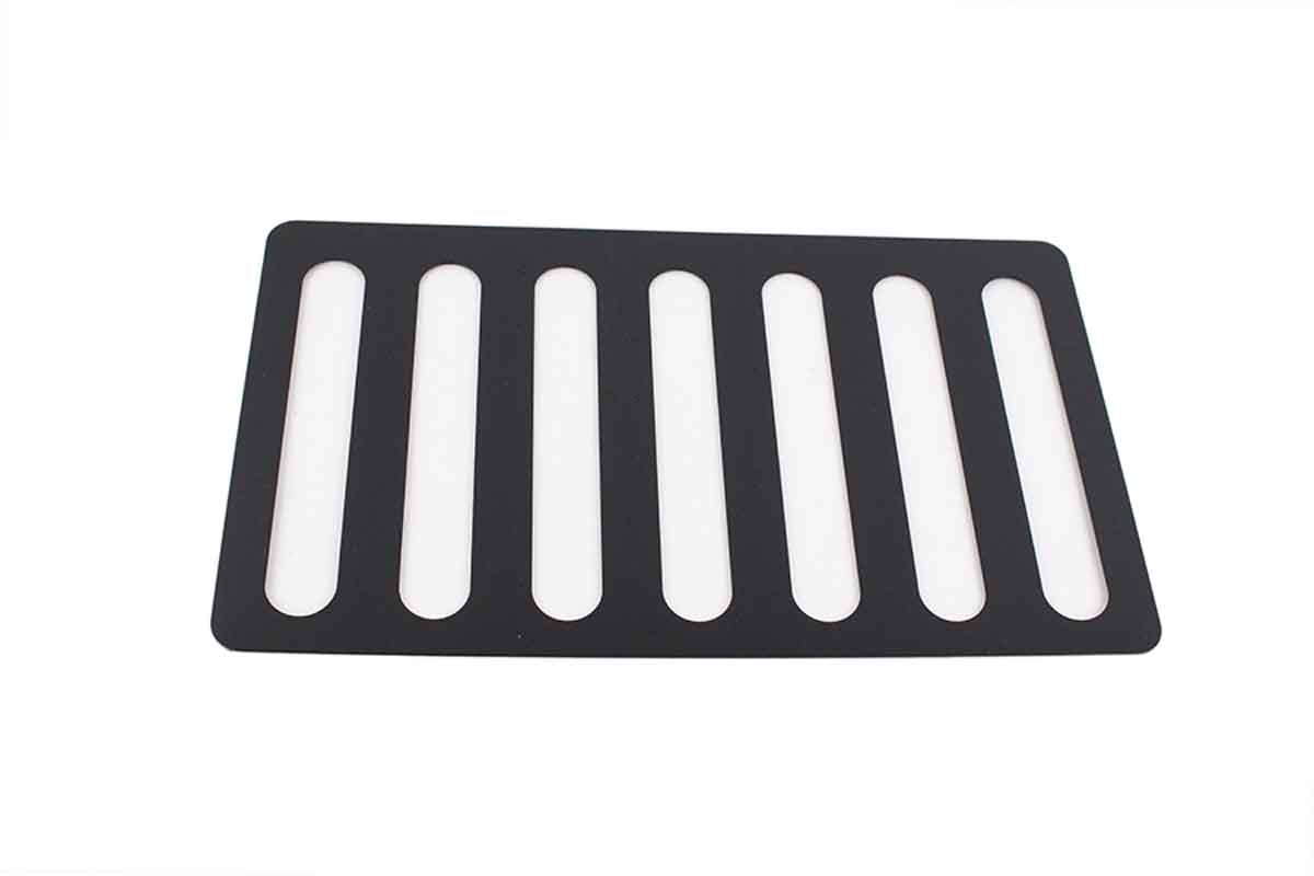 Kentrol 50583 Hood Vent for 2007-2018 Jeep Wrangler JK - Powdercoat Black