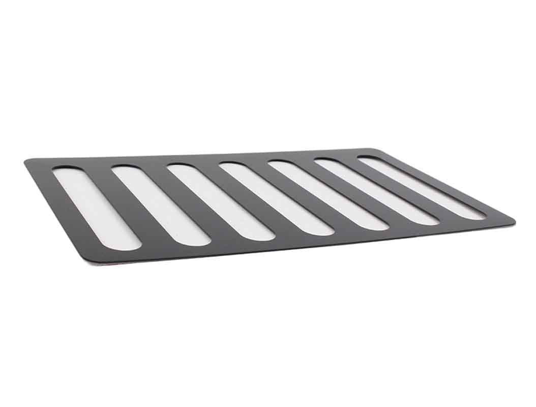 Kentrol 50583 Hood Vent for 2007-2018 Jeep Wrangler JK - Powdercoat Black