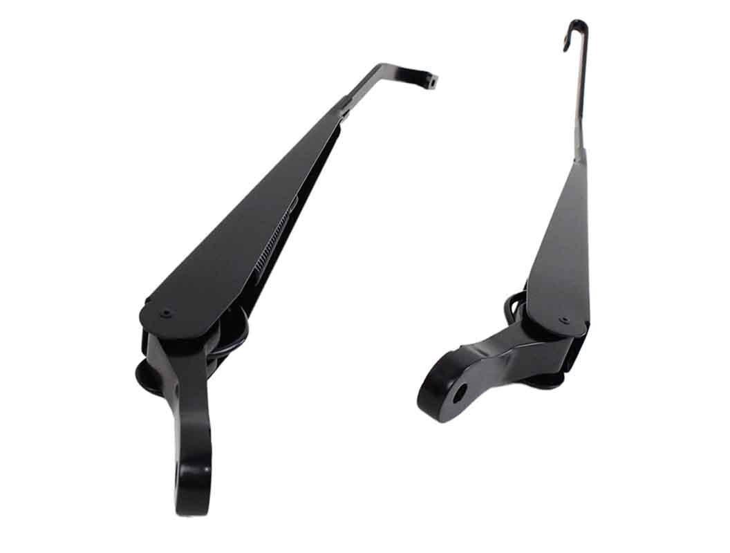 Kentrol 50591 Windshield Wiper Arms Pair for 2007-2018 Jeep Wrangler JK - Powdercoat Black