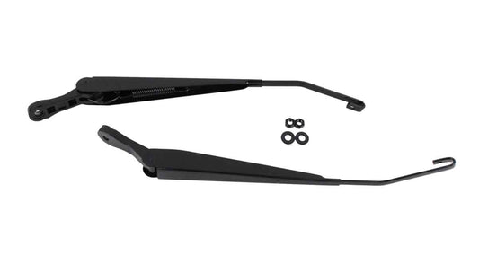 Kentrol 50591 Windshield Wiper Arms Pair for 2007-2018 Jeep Wrangler JK - Powdercoat Black