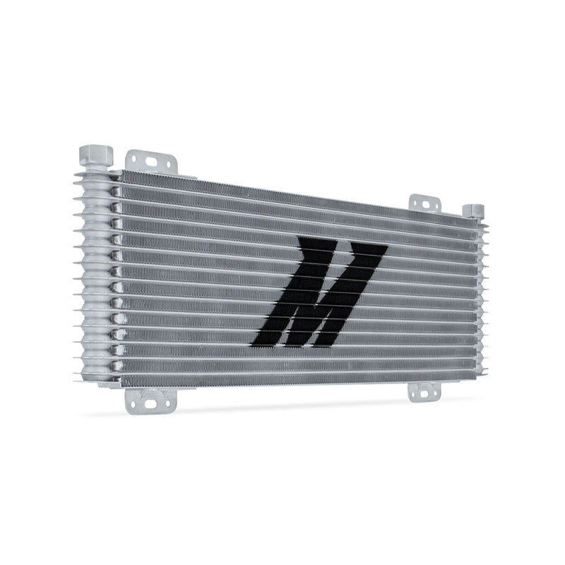 Mishimoto 13-Row Stacked Plate Transmission Cooler - Silver - #MMTC-SP-13SL