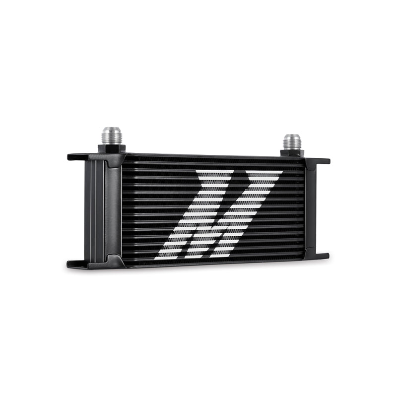 Mishimoto Universal Thermostatic Oil Cooler Kit 16-Row Black - #MMOC-U16TBK