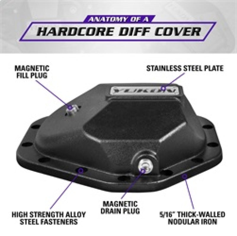 Yukon Gear & Axle YHCC-GM14T-M Hardcore Diff Cover for 14 Bolt GM Rear with 8mm Cover Bolts