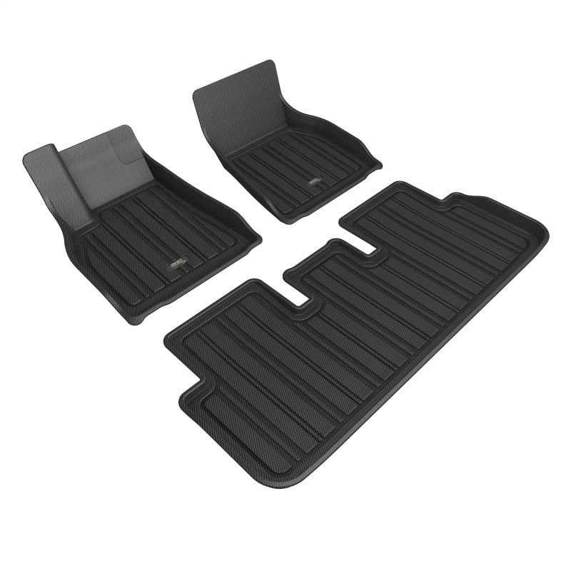 3D MAXpider Elitect Front & Rear Floor Mats for 2021-2024 Tesla Model S