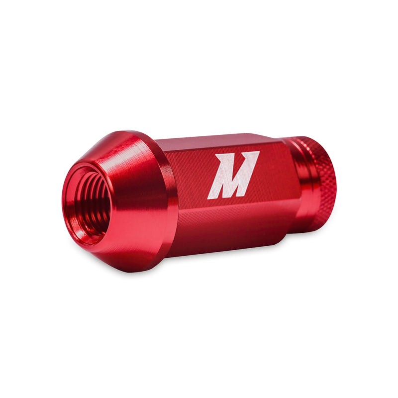 Mishimoto Aluminum Locking Lug Nuts M12x1.5 27pc Set Red - #MMLG-15-27LRD