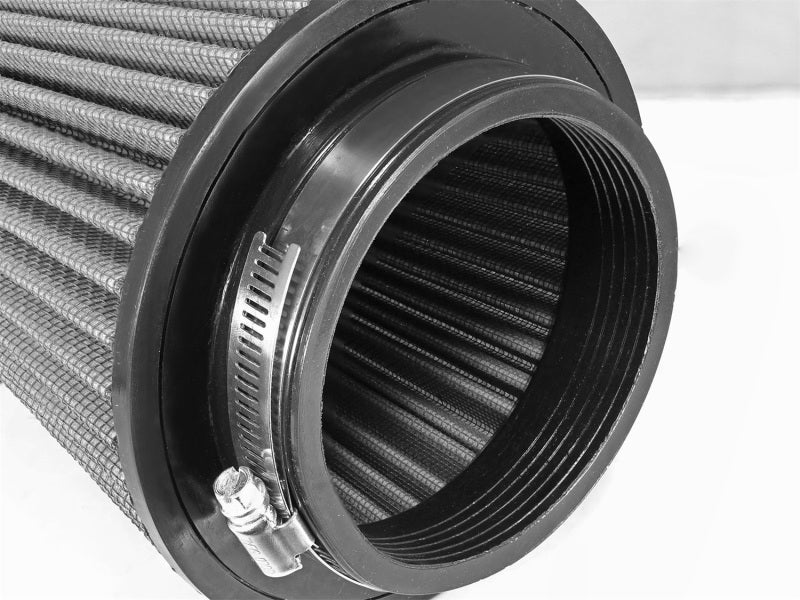 aFe Power Magnum FLOW Universal Air Filter w/Pro DRY S Media - 4" Inlet, 7" Tall - #21-40507