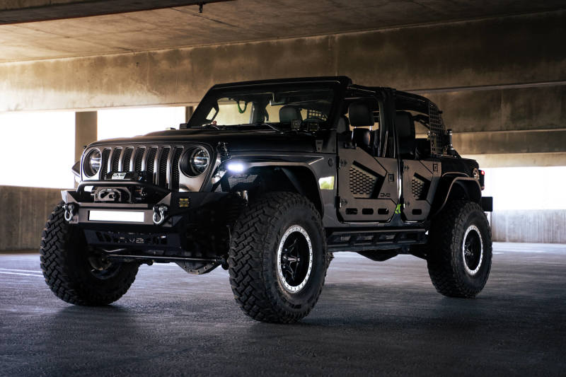 DV8 Offroad 18-23 Jeep Wrangler JL Slim Fender Flares - #FDJL-07