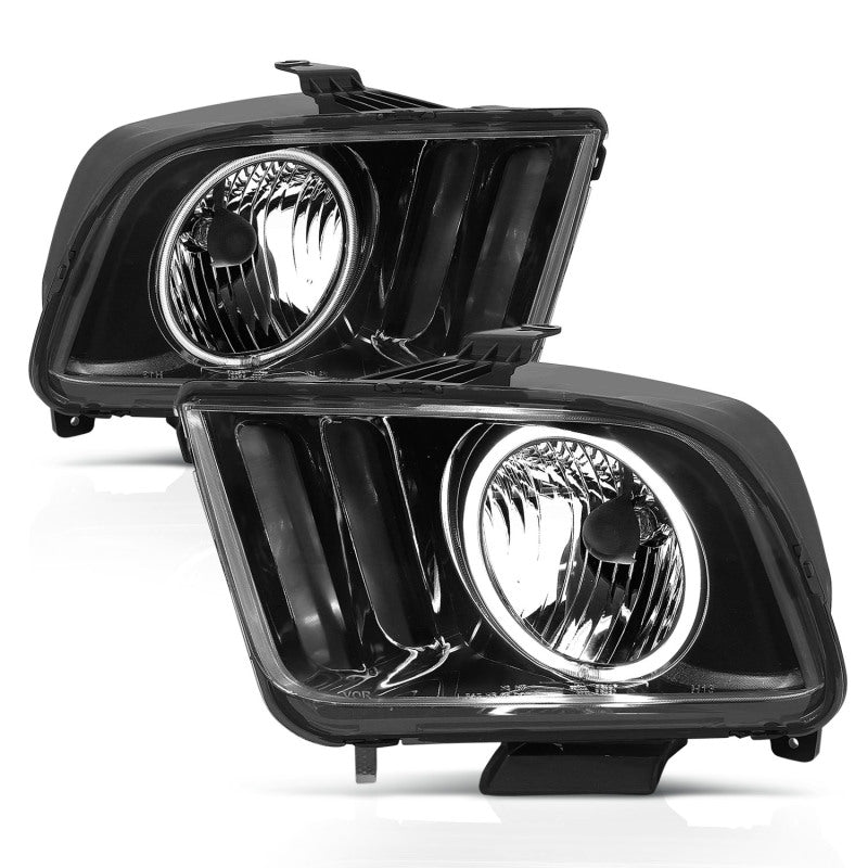 ANZO 2005-2009 Ford Mustang Crystal Headlights