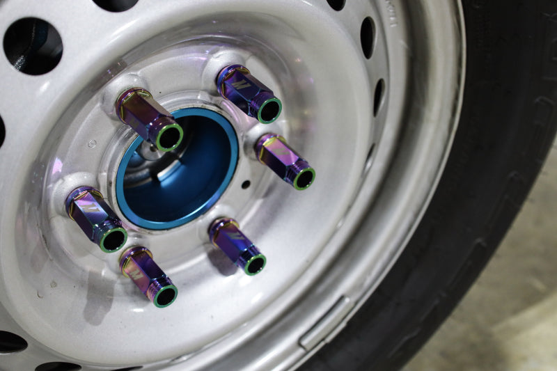 Mishimoto Aluminum Locking Lug Nuts M12x1.5 27pc Set Neo Chrome - #MMLG-15-27LNC