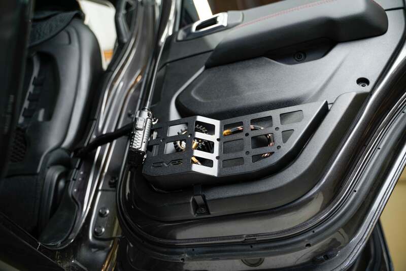 DV8 Offroad 18-20 Jeep Wrangler (JL)/Gladiator (JT) Rear Door Pocket Molle Panels - #MPJL-06