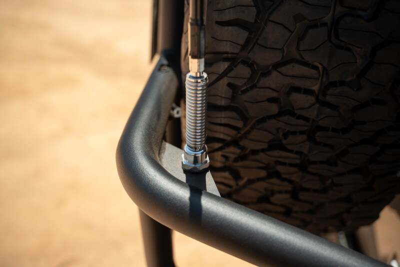 DV8 07-18 Jeep Wrangler JK Body Mounted Tire Carrier - #TCJK-14