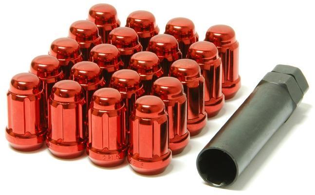 Wheel Mate 41886R Muteki Closed End Lug Nuts Red M12x1.50