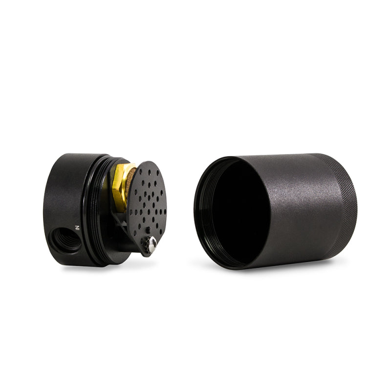 Mishimoto 2021+ Ford Bronco 2.3L Baffled Oil Catch Can - PCV Side - Black - #MMBCC-BR23-21P