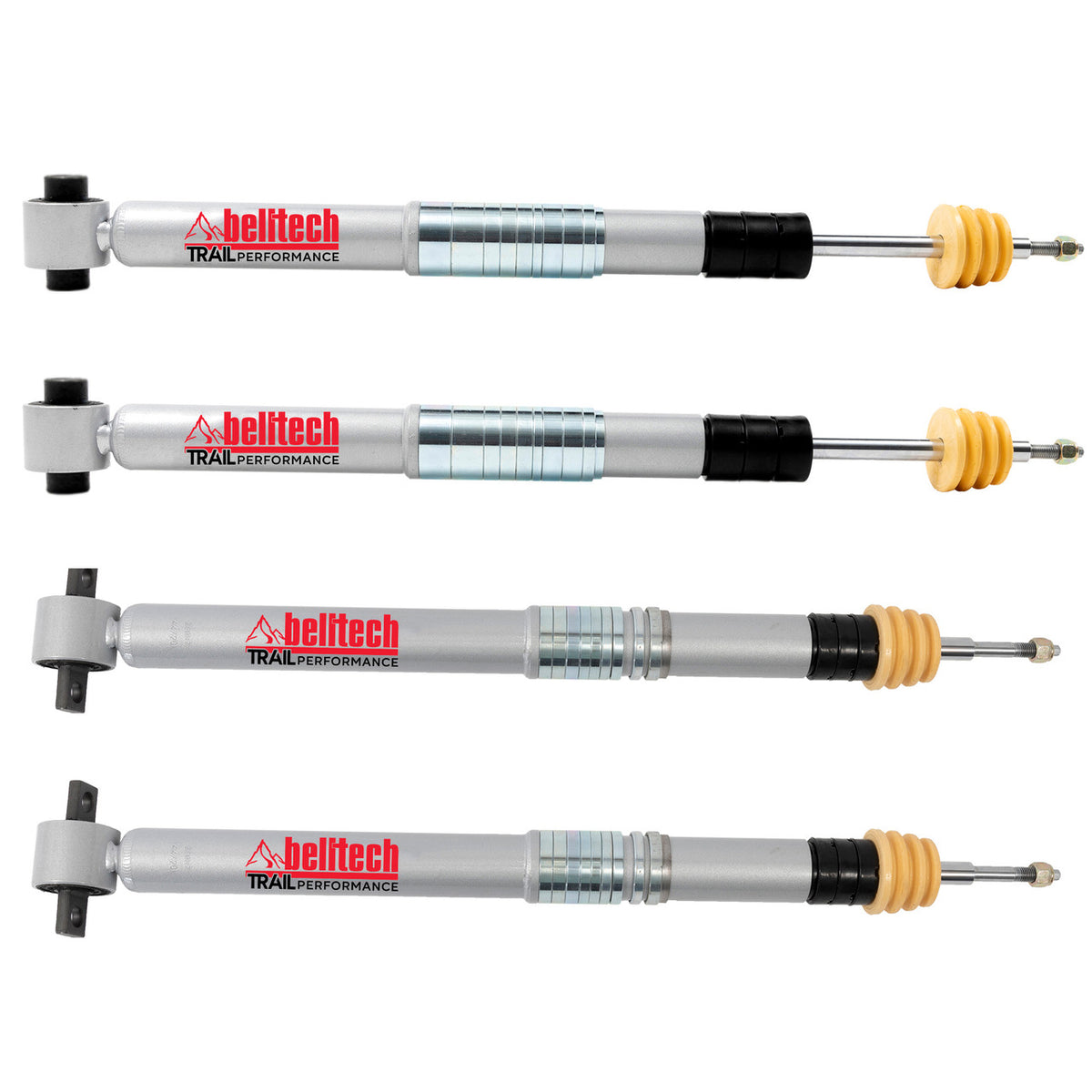 Belltech 21-25 for Ford Bronco Trail Perf Shock Set - 4-7.5in Front 3-6.5in Rear