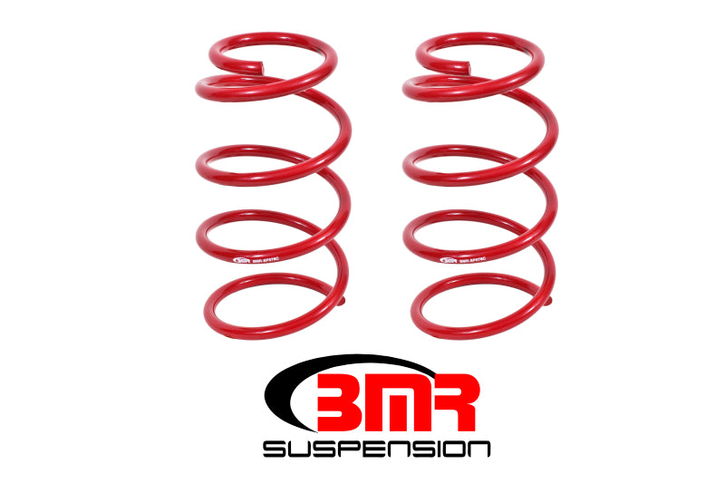 BMR 2007-2014 Shelby GT500 Front Drag Version Lowering Springs - Red