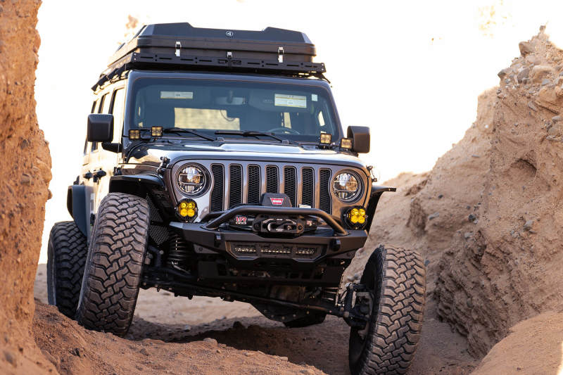 DV8 Offroad 18-23 Wrangler JL/Gladiator JT Spec Series Front Bumper - #FBJL-09