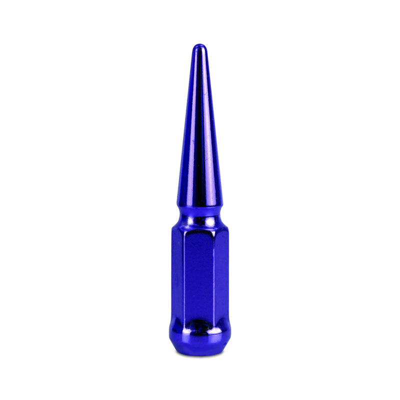 Mishimoto Mishimoto Steel Spiked Lug Nuts M12 x 1.5 24pc Set Blue - #MMLG-SP1215-24BL