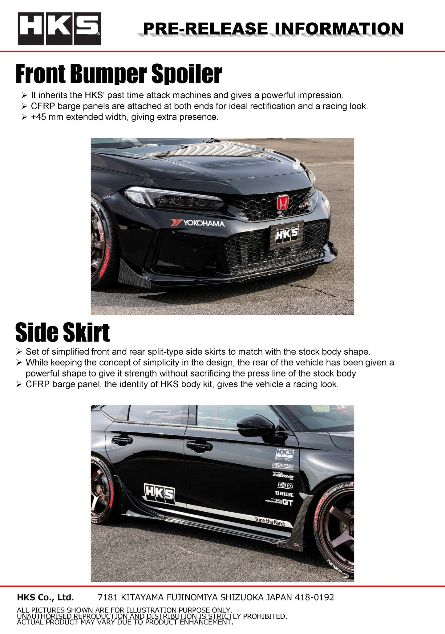 HKS BODY KIT TYPE-S FL5 Duck Tail