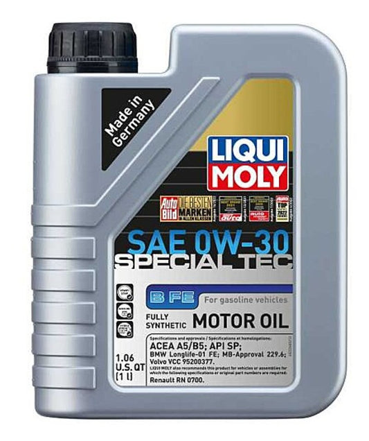 LIQUI MOLY 1L Special Tec B FE Motor Oil SAE 0W-30 (22260) - Pack of 6