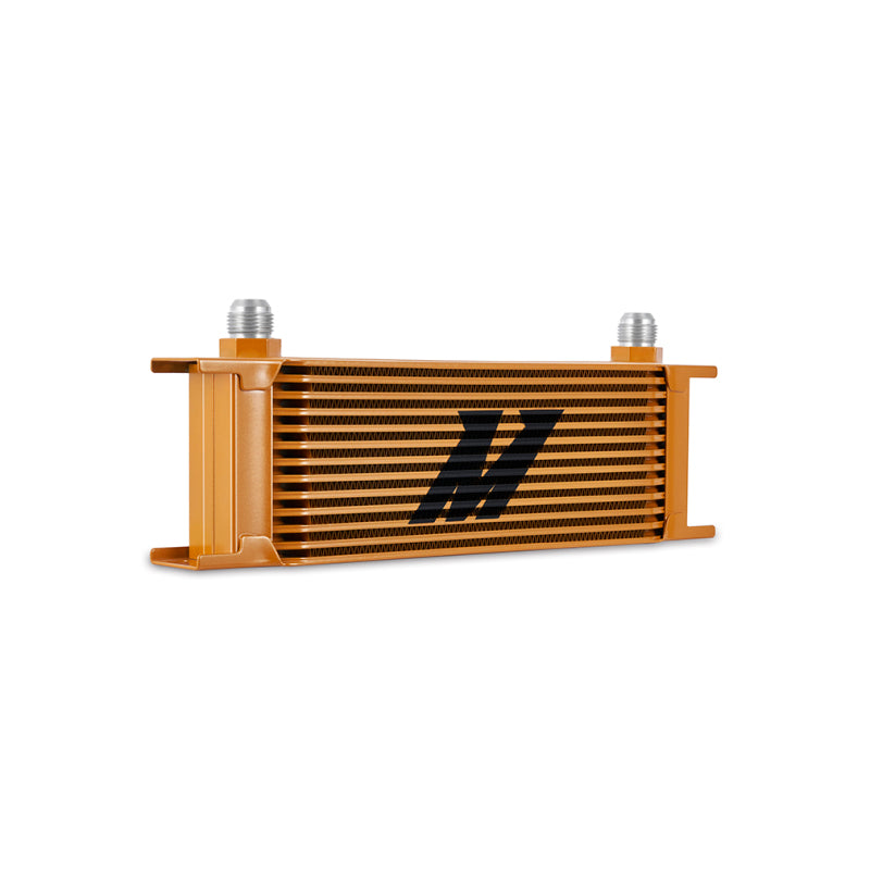Mishimoto Universal 13-Row Oil Cooler Gold - #MMOC-13GD