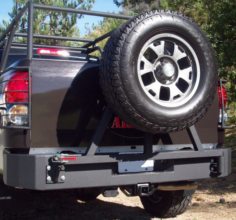 Body Armor 4x4 (TC-2961) - Black - Steel Rear Bumper for 2005-2013 Toyota Tacoma