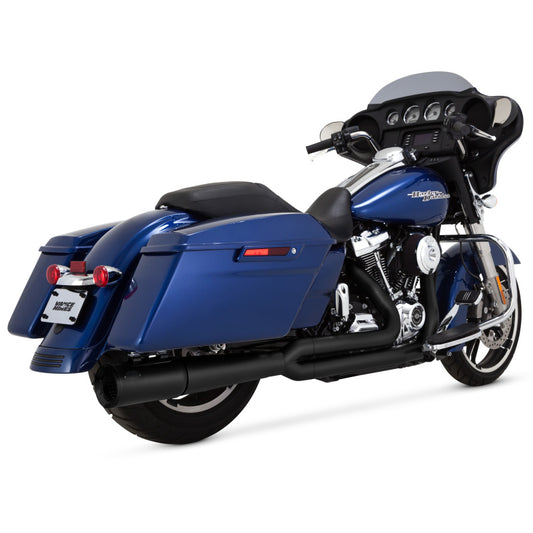 Vance & Hines 47383 Pro Pipe 2-1 PCX Exhaust Black for 2017-2025 Harley-Davidson Touring