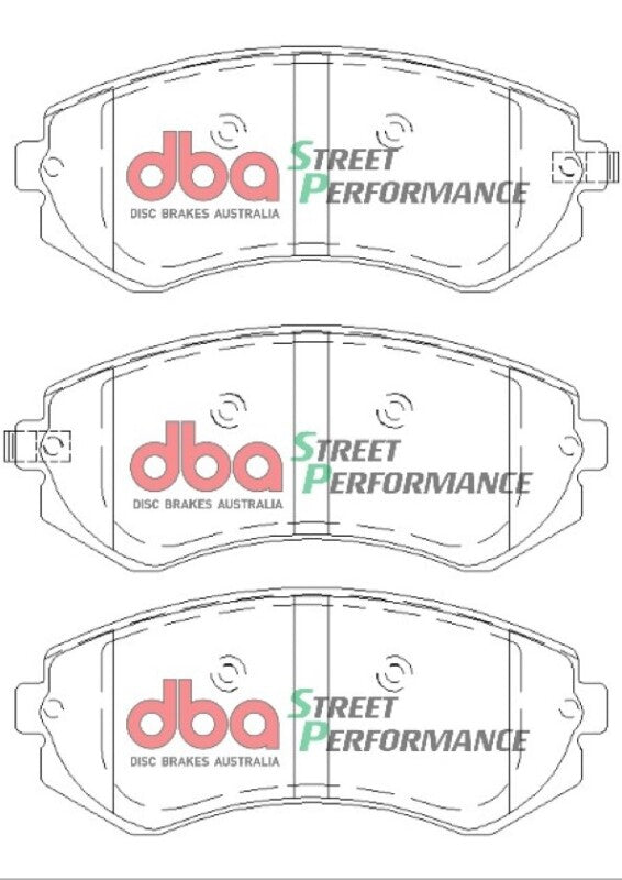 DBA 90-96 Nissan 240SX w/ABS SP Performance Rear Brake Pads