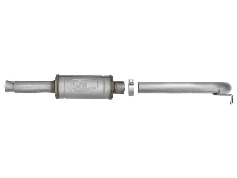 aFe Rock Duster 3in 409 SS Cat-Back Turn-Down Exhaust 2018+ Jeep Wrangler (JL) V6 3.6L - #49-48068