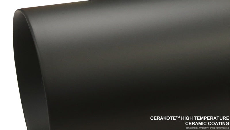 Corsa 2019-24 Ram 1500 5.7L Crew Cab w/ 57in or 76in Bed Cat-Back Dual Rr Exit 5in Blk Cerakote Tips