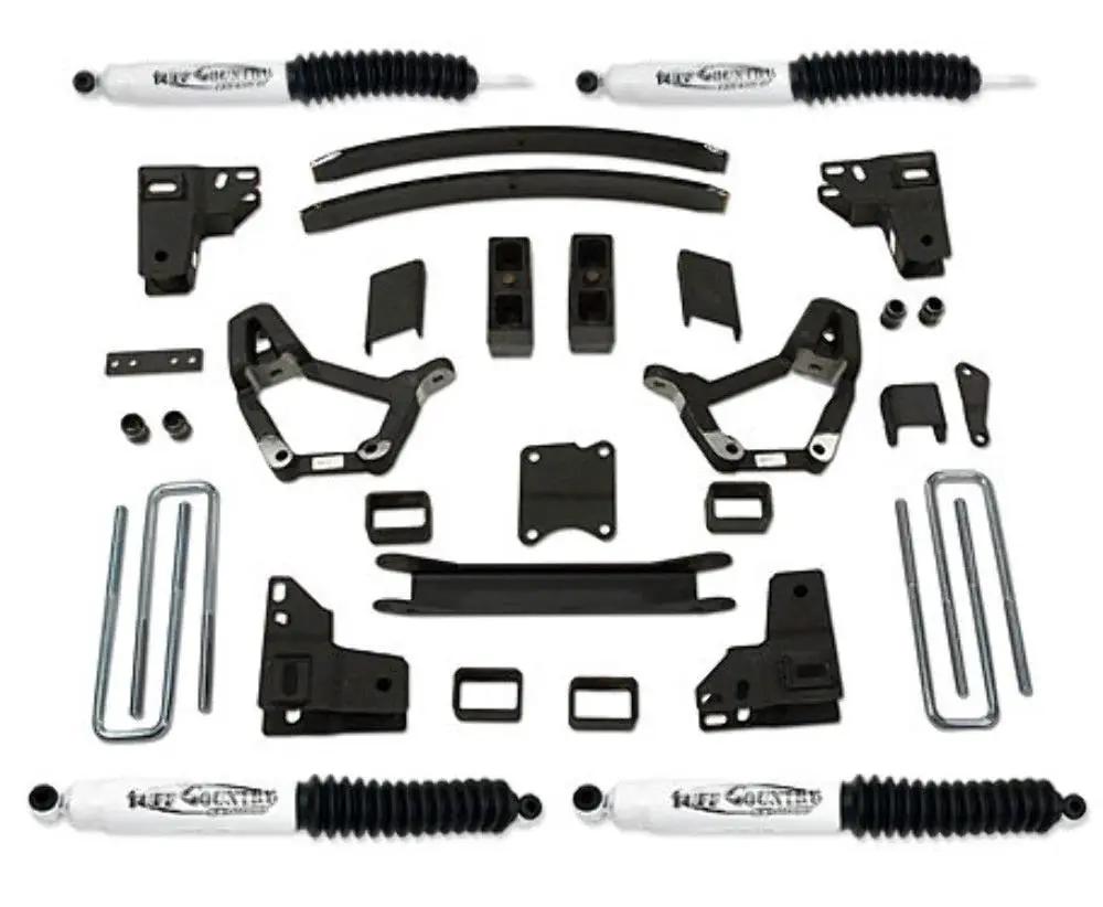 Tuff Country 54800KH 4in Lift Kit (with 2.5in Wide Rear U-bolts) SX6000 for 1986-1989 Toyota 4Runner