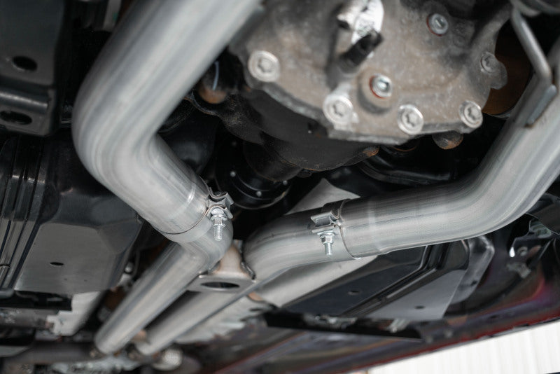 MBRP Ford Mustang GT 5L T304 3in Cat-Back w/4in Quad Carbon Fiber Tips