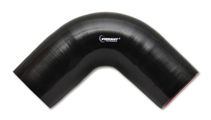 Vibrant 4 Ply Reinforced Silicone Elbow Connector - 2.75in I.D. - 90 deg. Elbow