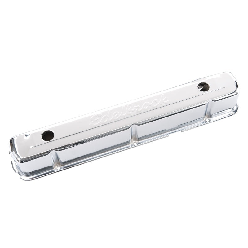 Edelbrock 4477 Valve Cover Signature Series Chevrolet 1962-2001 194-292 CI Inline 6 Chrome