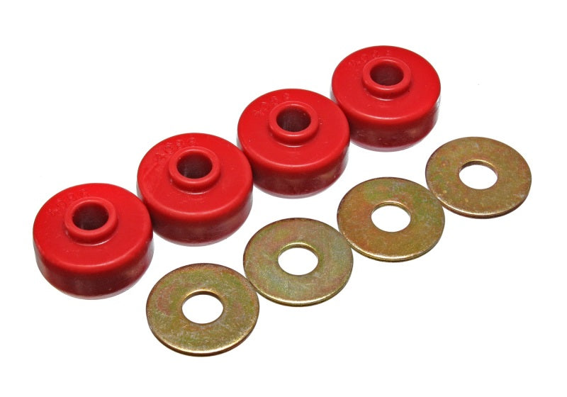 Energy Suspension for 84-96 Corvette Red Rear Leaf Spring Bushing Set 3.2123R